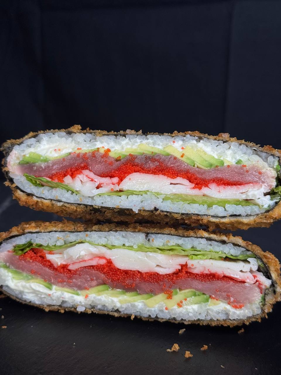 Sushi-burger tun
